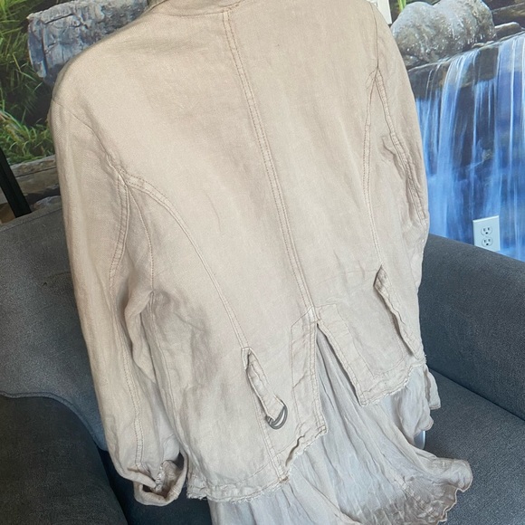 Free People Stunning Light Weight Double Breasted Jacket w/2 Front Pockets - Picture 11 of 16